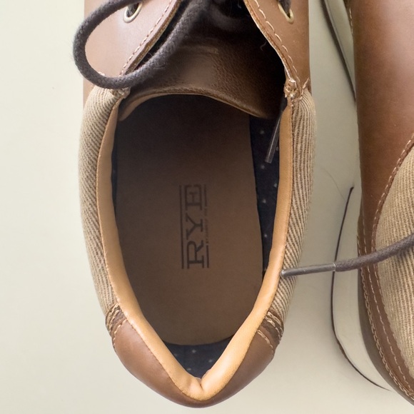 Rye By Hawker Rye Brown Lace Up Dress Sneaker Size 12 - Picture 6 of 8